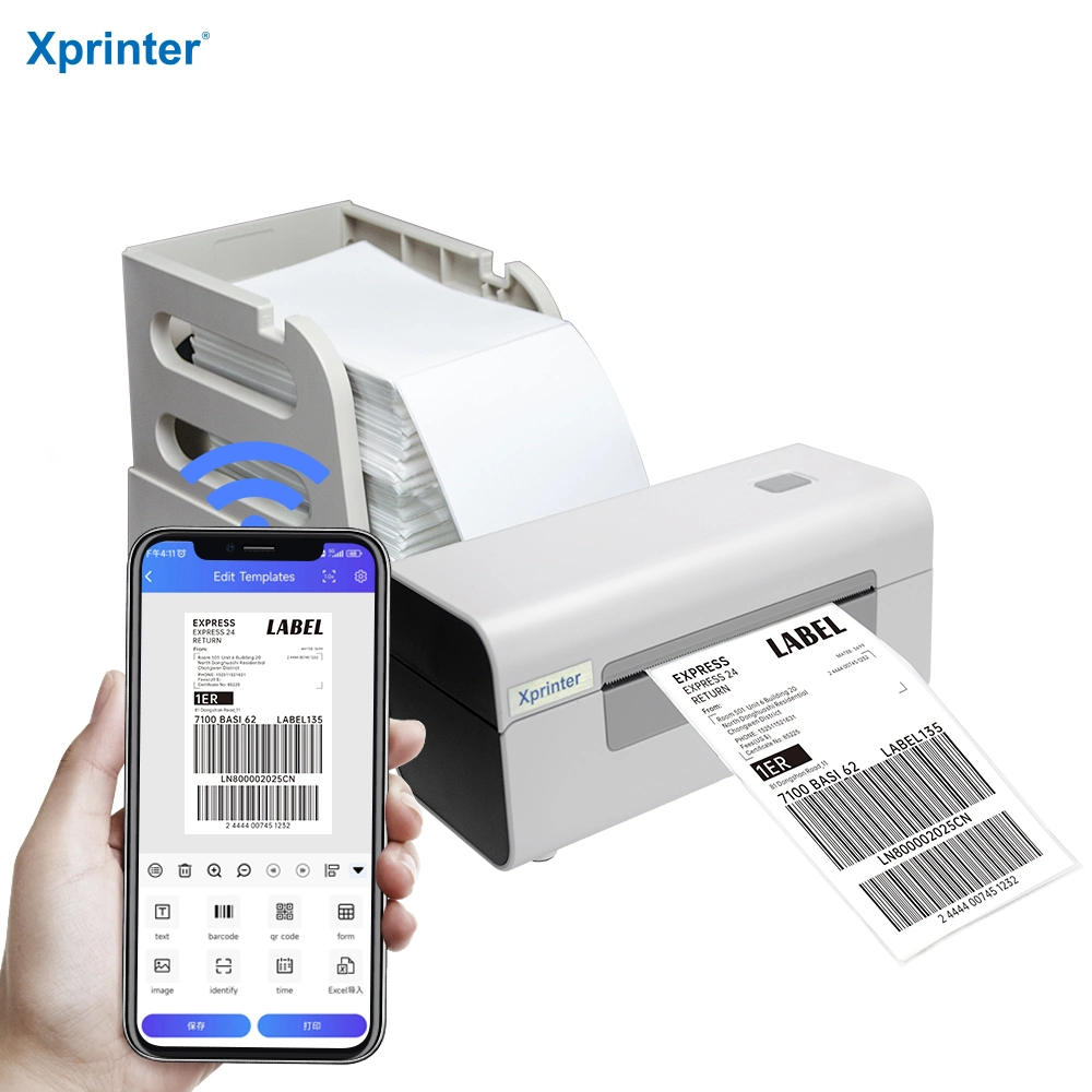 Xprinter XP-450B Desktop 4 Inch Inkless Bluetooth Portable Label Thermal Printer