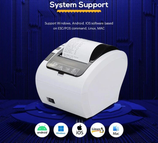 80mm USB+Bluetooth Direct Printing POS Thermal Receipt Printer