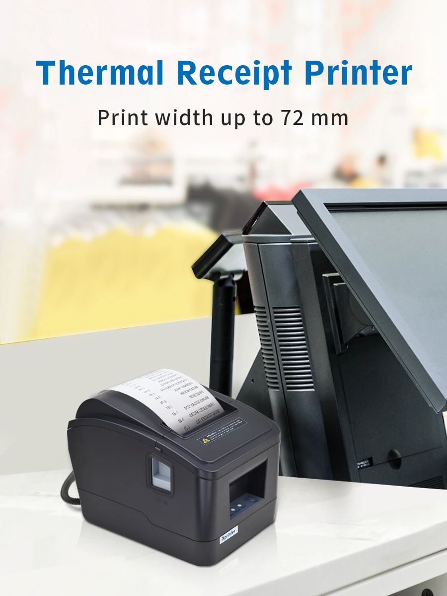 Xprinter XP-V330N Support Qr Code Printing 80mm Receipt Printer with LAN