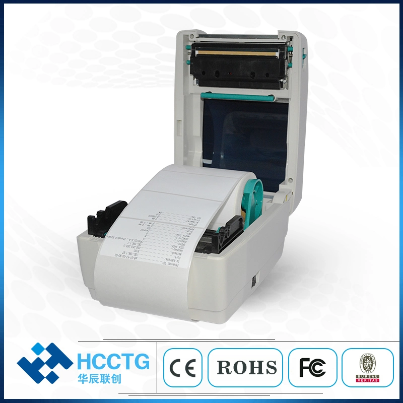 112mm 4 Inch RS232 USB LAN Thermal Label Sticker Thermal Receipt Printer (HCC-TL51)