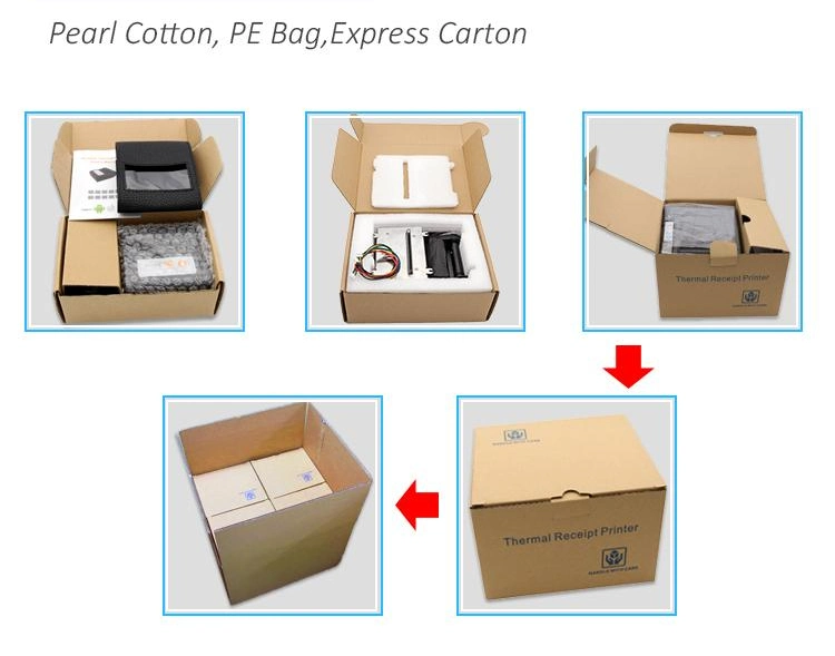 Impact Size Embedded Printer USB RS232 TTL Interface 80mm Kiosk Thermal Printer KMP37/K33 for Self-service Kiosk Vending Machine Printer