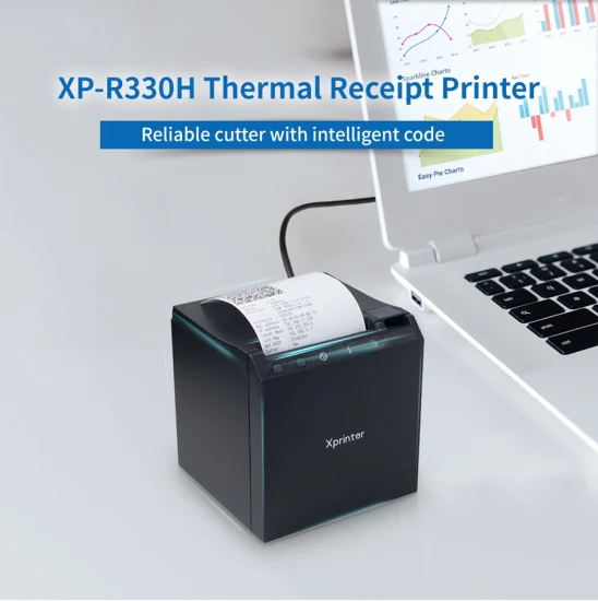 Xprinter XP-R330H OEM USB+LAN Taglierina 自動 POS-Drucker 80-mm-Thermo-Belegdrucker